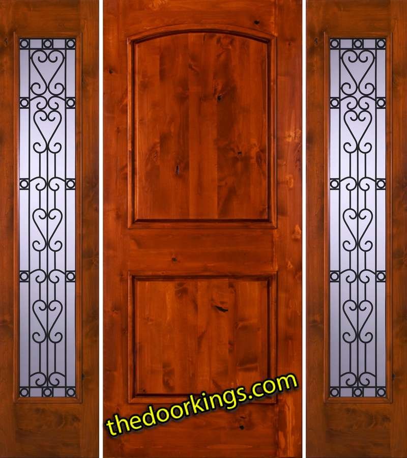 sw66 knotty alder with two sw53 sidelites